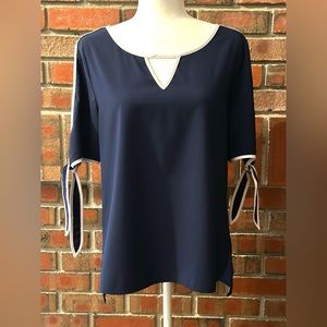 Allegra K - Tie Sleeve Blouse, size M